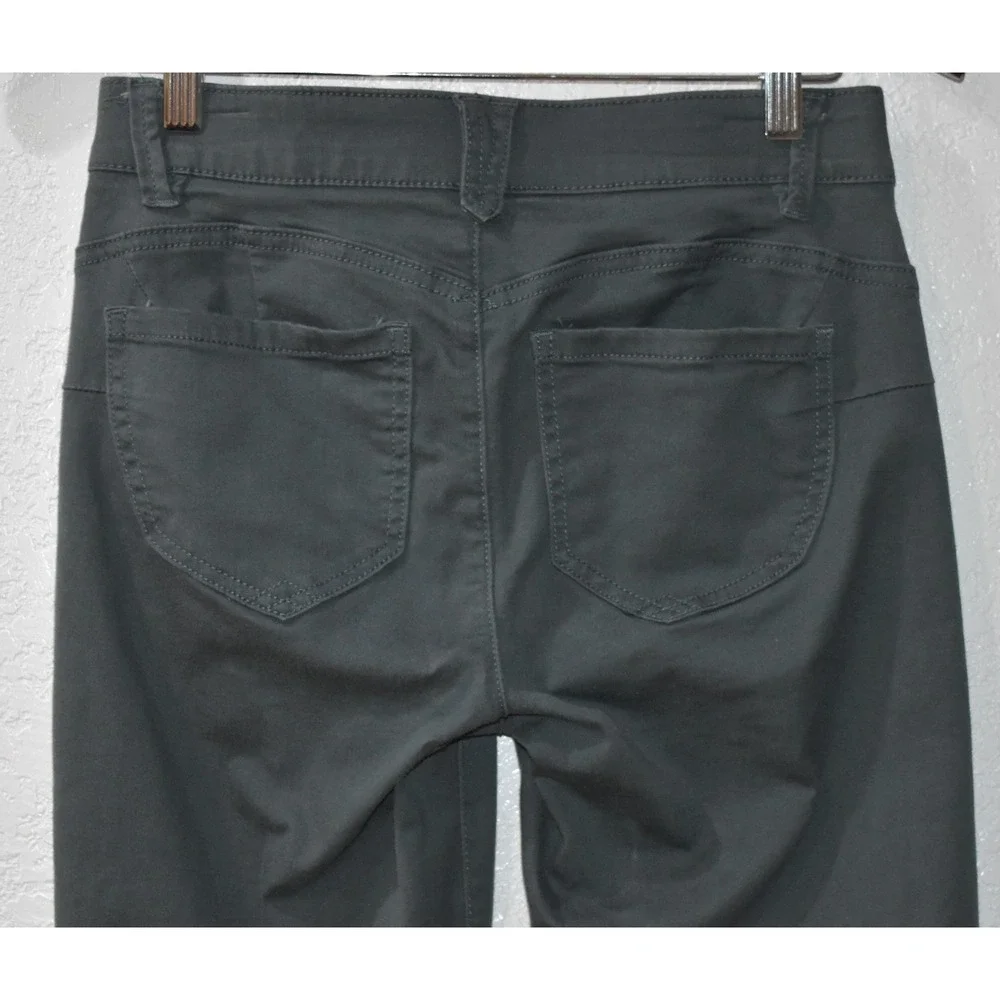 Democracy Absolution Straight Leg Pants 2P Sage/teal Green B1560VMX229 Petite
